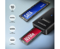 Axagon ADM2-AM USB-A 10Gbps - M.2 NVMe & SATA SSD adapter - 1485416 - zdjęcie 6
